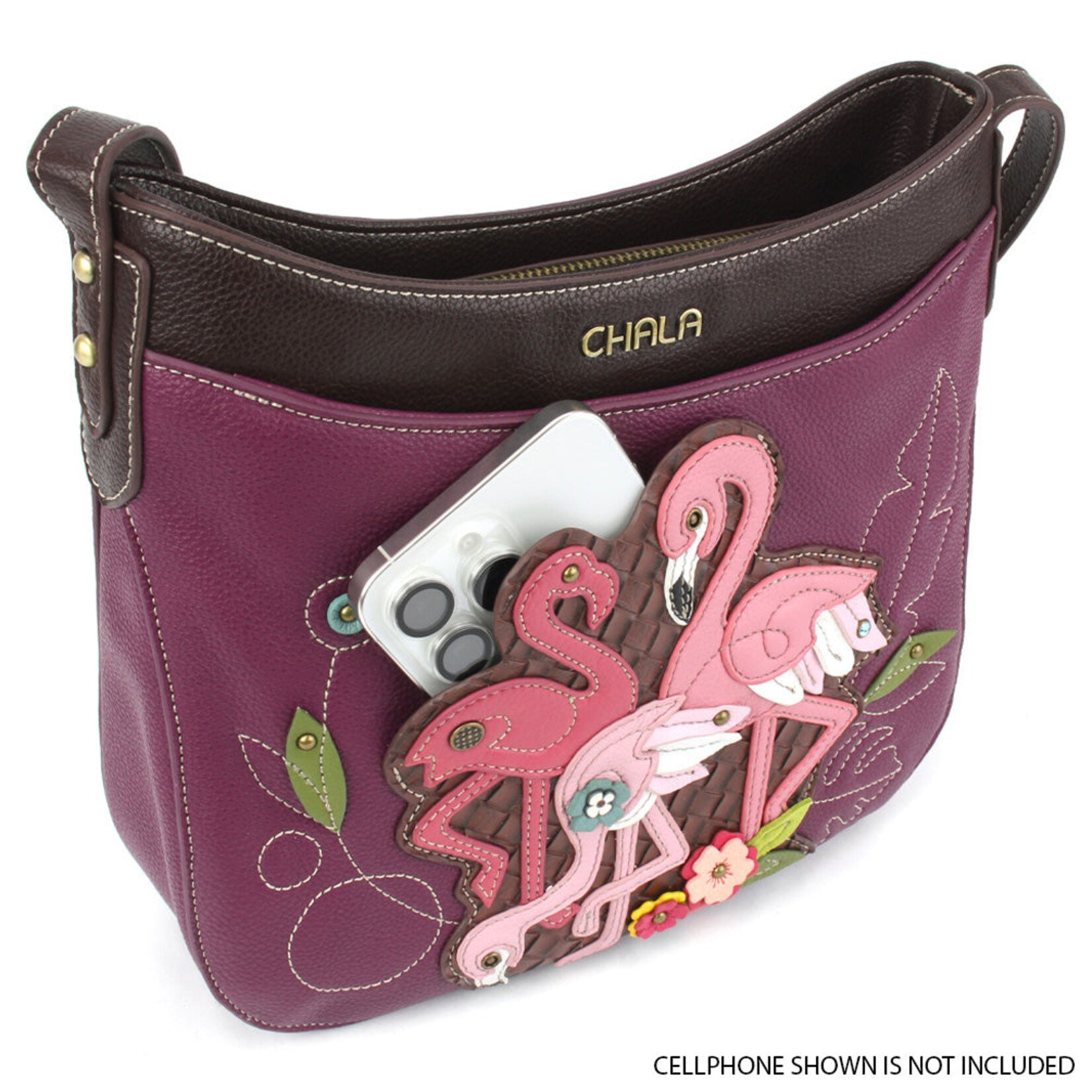 Chala Crescent Crossbody - Flamingo Group