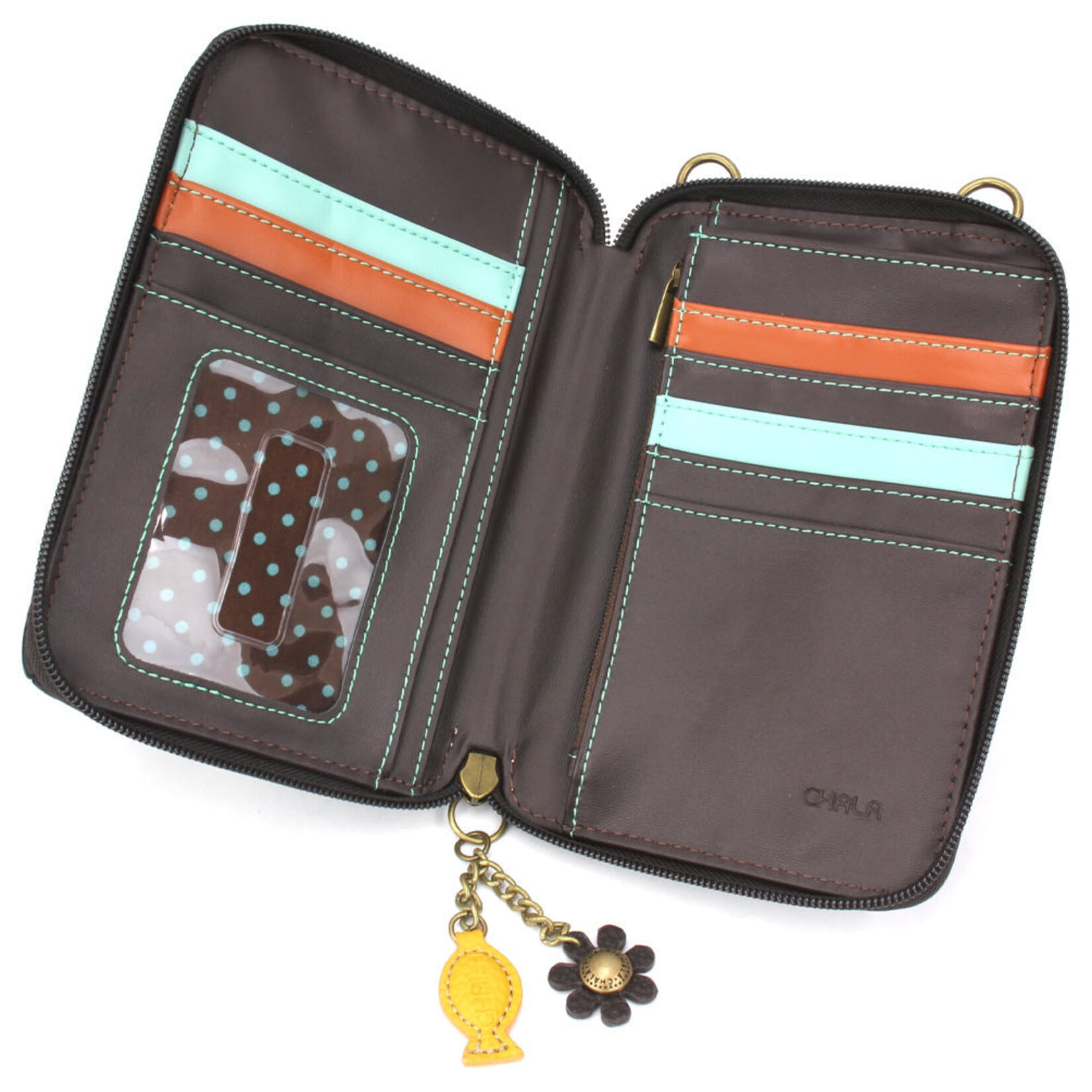 Chala Wallet Crossbody - Gray Tabby Cat