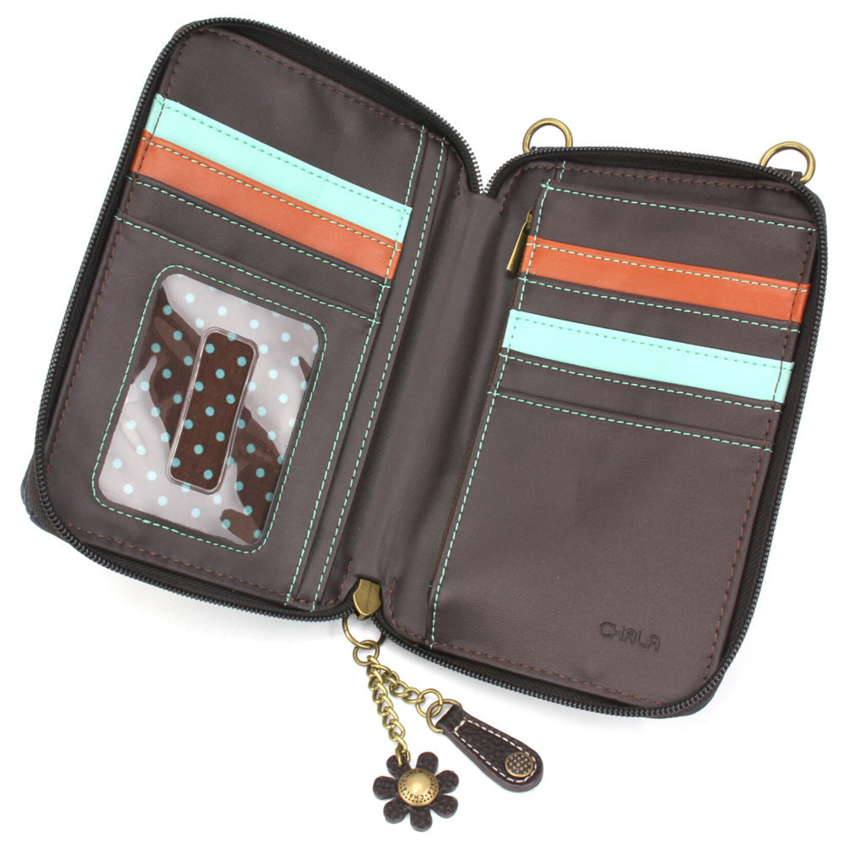 Chala Wallet Crossbody - Horse Family