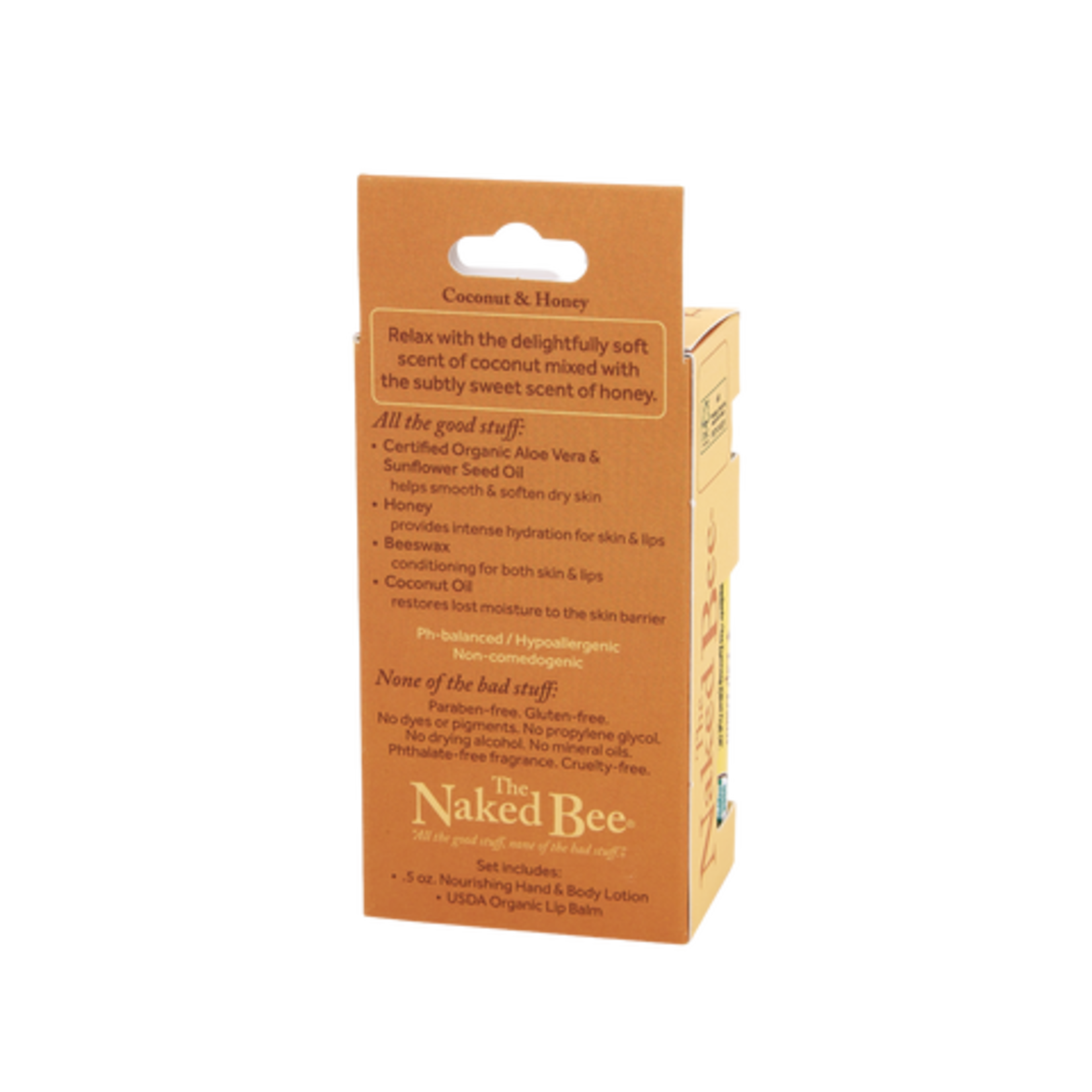 The Naked Bee Contemporary Pocket Pack - Coconut & Honey