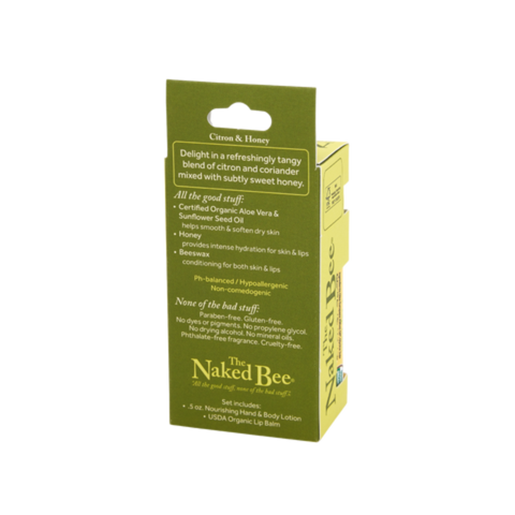 The Naked Bee Contemporary Pocket Pack - Citron & Honey