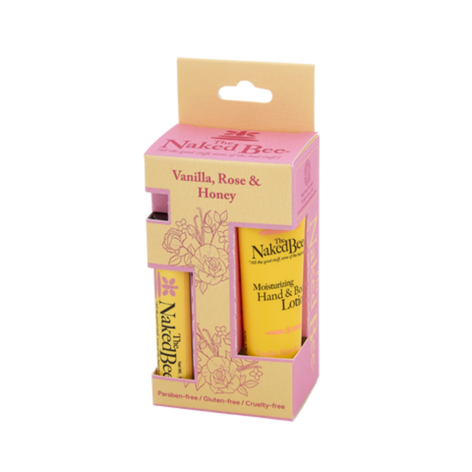 The Naked Bee Contemporary Pocket Pack - Vanilla, Rose & Honey