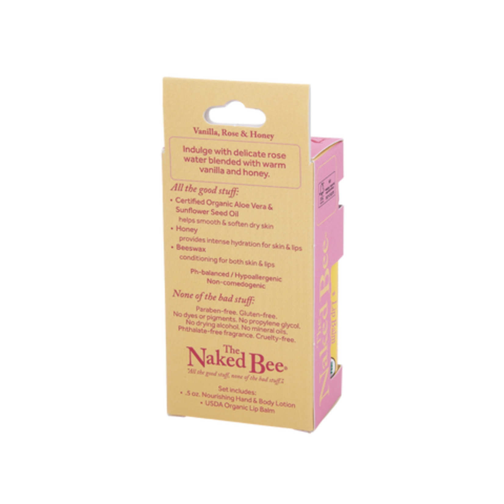 The Naked Bee Contemporary Pocket Pack - Vanilla, Rose & Honey