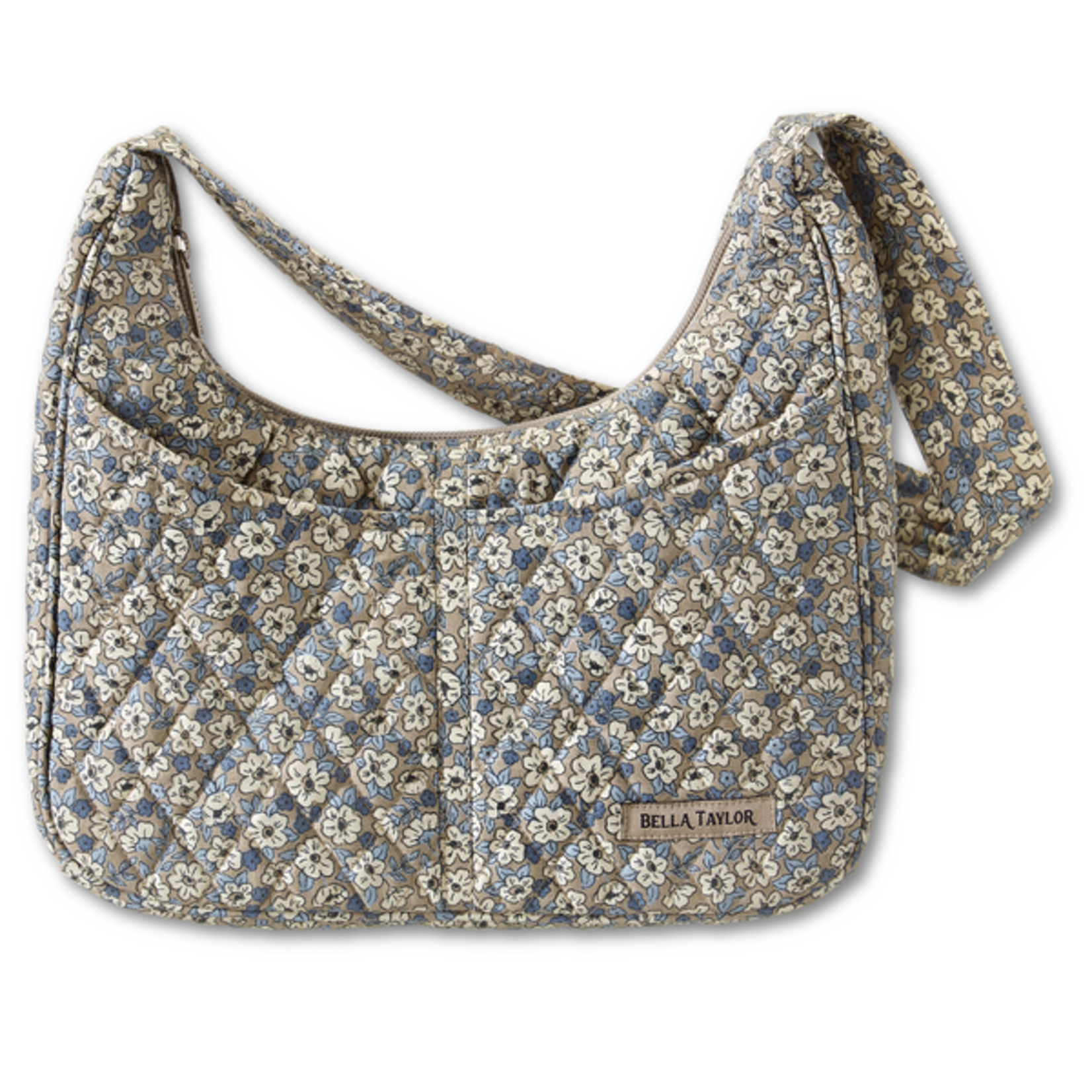 Bella Taylor Blakely Shoulder Bag - Khaki Floral