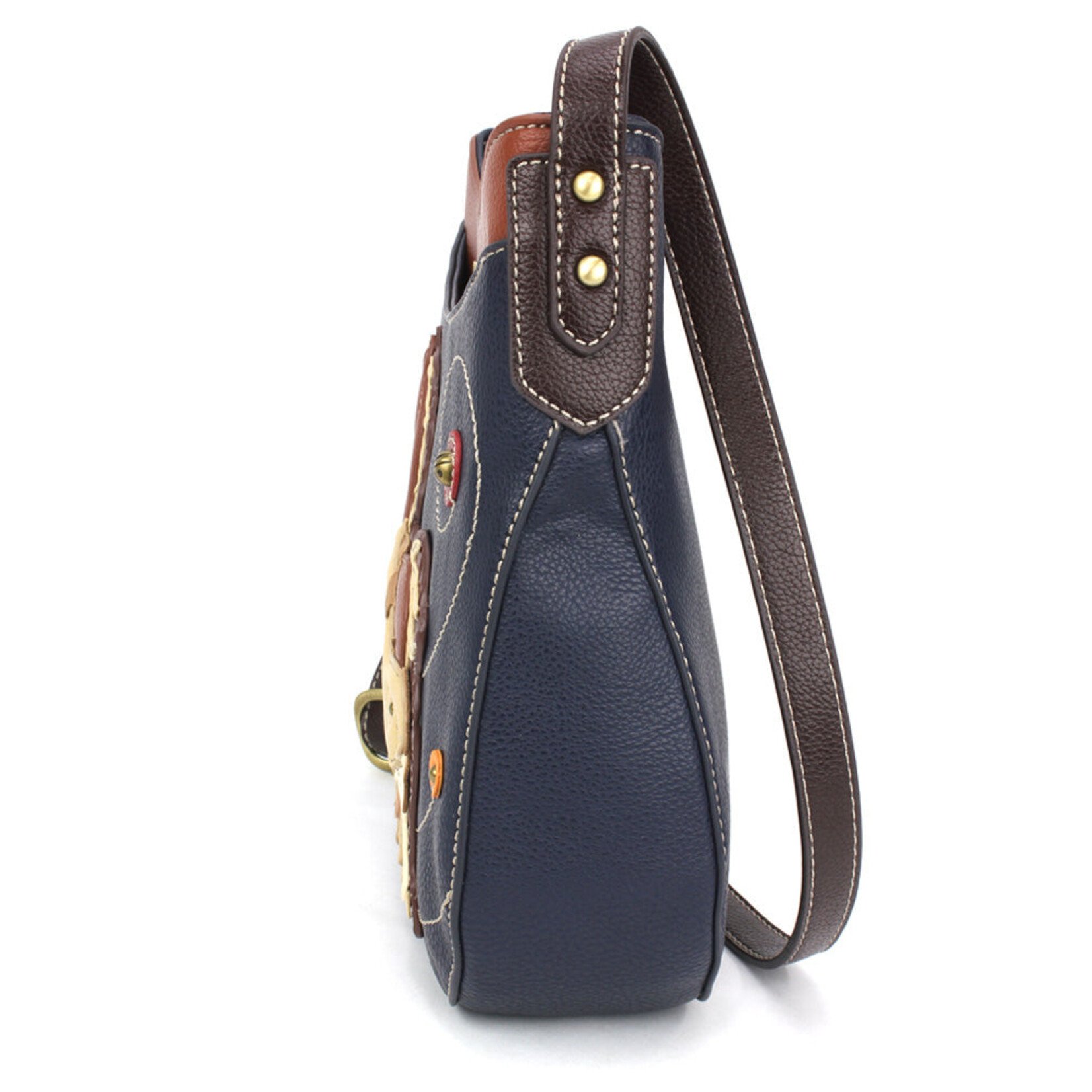 Chala Crescent Crossbody - Horse Family