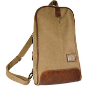 3994 Khaki Canvas Sling/Backpack - The Handbag Store