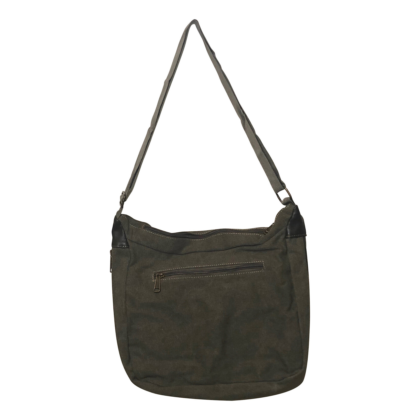 Triple Tree Canvas 3936 Green Canvas Shoulder Bag