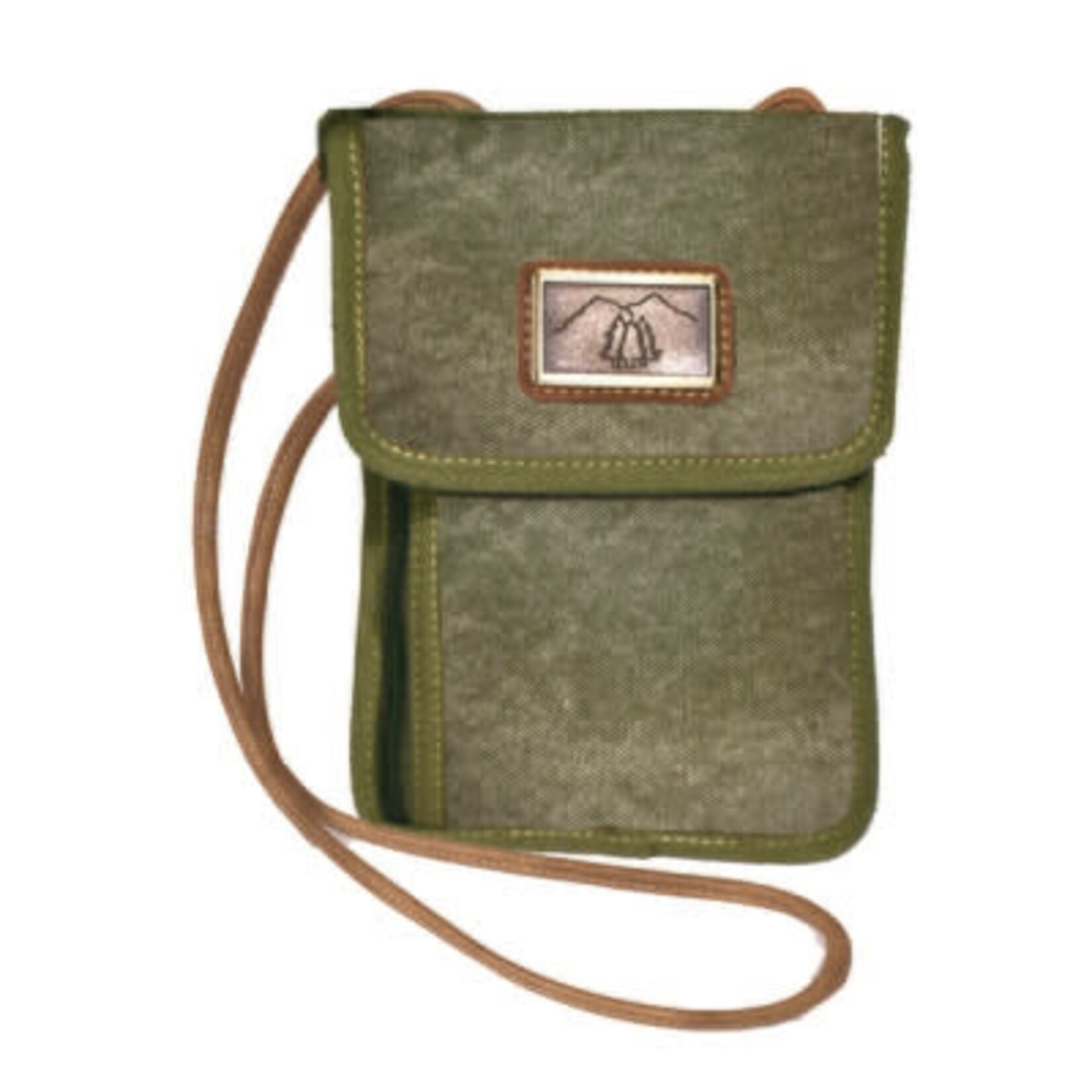Triple Tree Canvas 4002 Green Canvas Pouch 8.7"