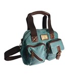 Triple Tree Canvas 4019 Teal Canvas Bag 13"