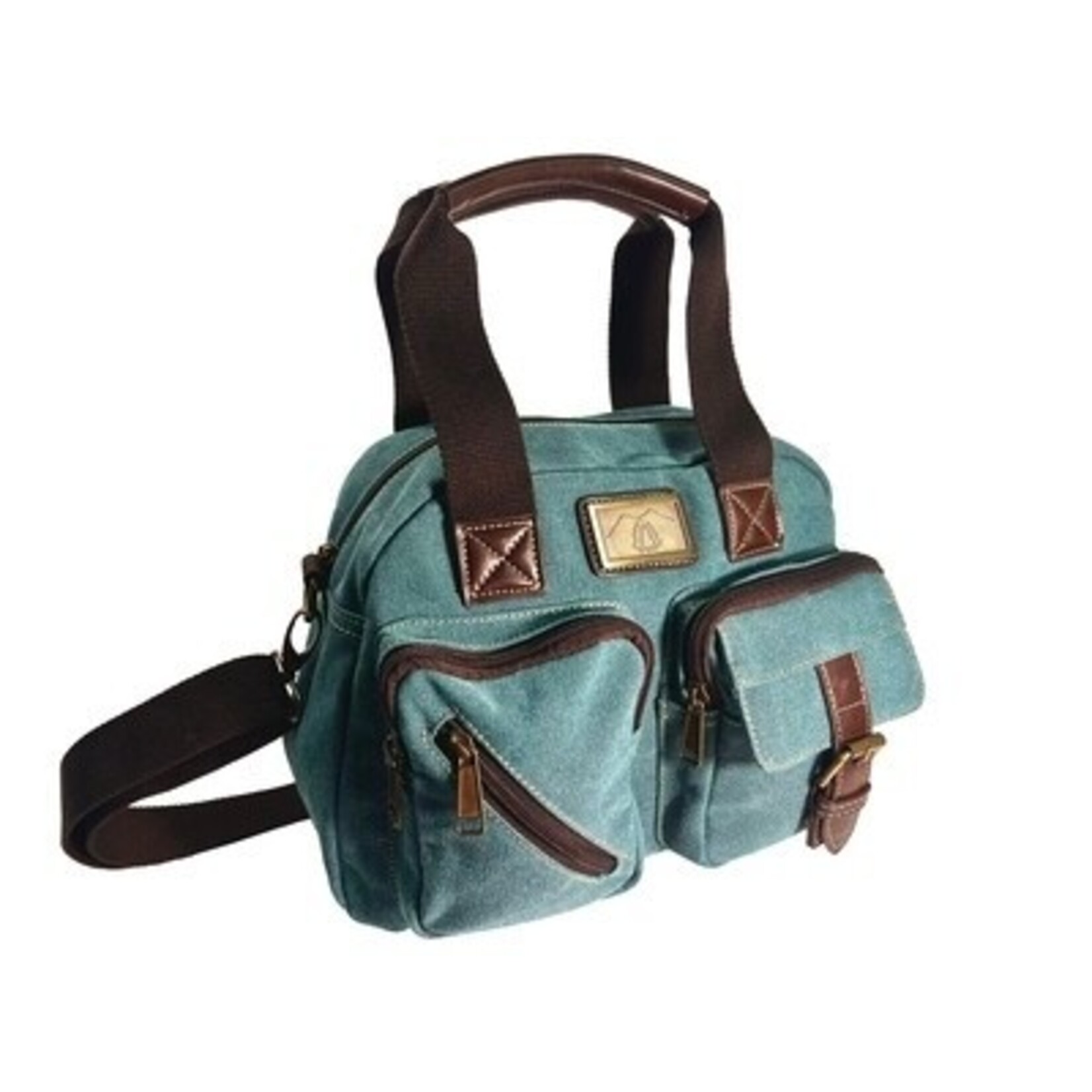 Triple Tree Canvas 4019 Teal Canvas Bag 13"