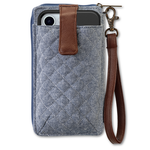 Bella Taylor RFID Cell Phone Wristlet - Blue Chambray