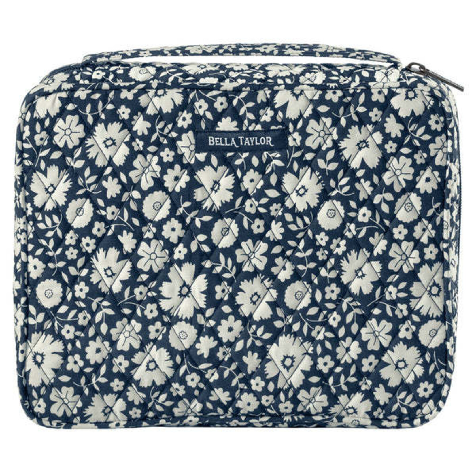 Bella Taylor Bible Cover - Bicolor Floral Navy