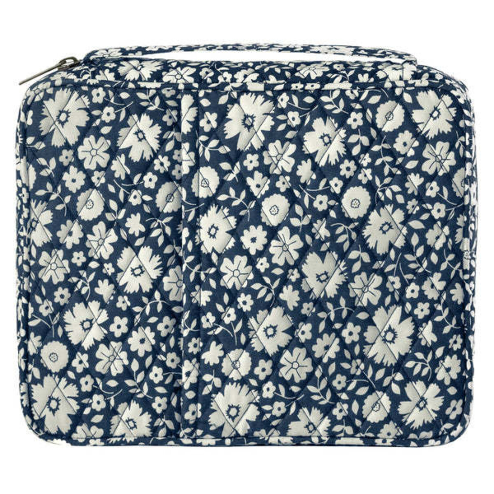 Bella Taylor Bible Cover - Bicolor Floral Navy
