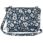 Bella Taylor Essentials Wallet Crossbody - Bicolor Floral Navy