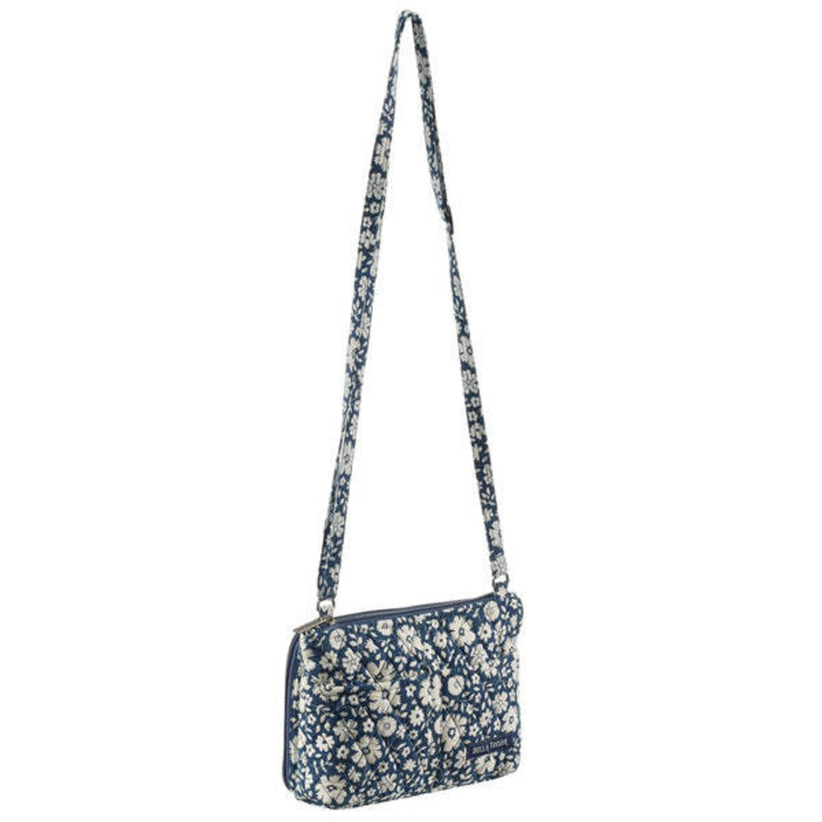 Bella Taylor Essentials Wallet Crossbody - Bicolor Floral Navy
