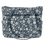 Bella Taylor Everyday Tote - Bicolor Floral Navy