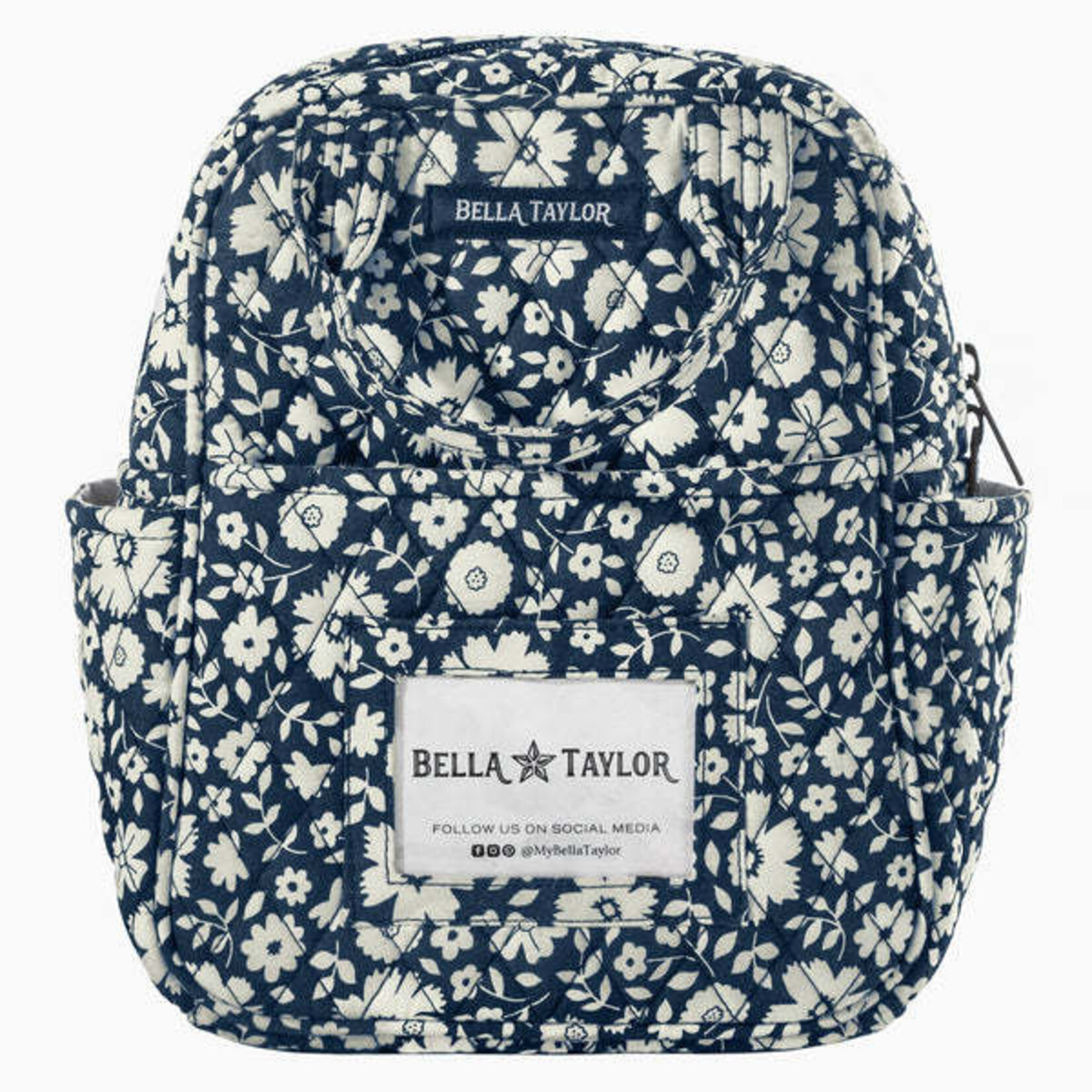 Bella Taylor Lunch Tote - Bicolor Floral Navy