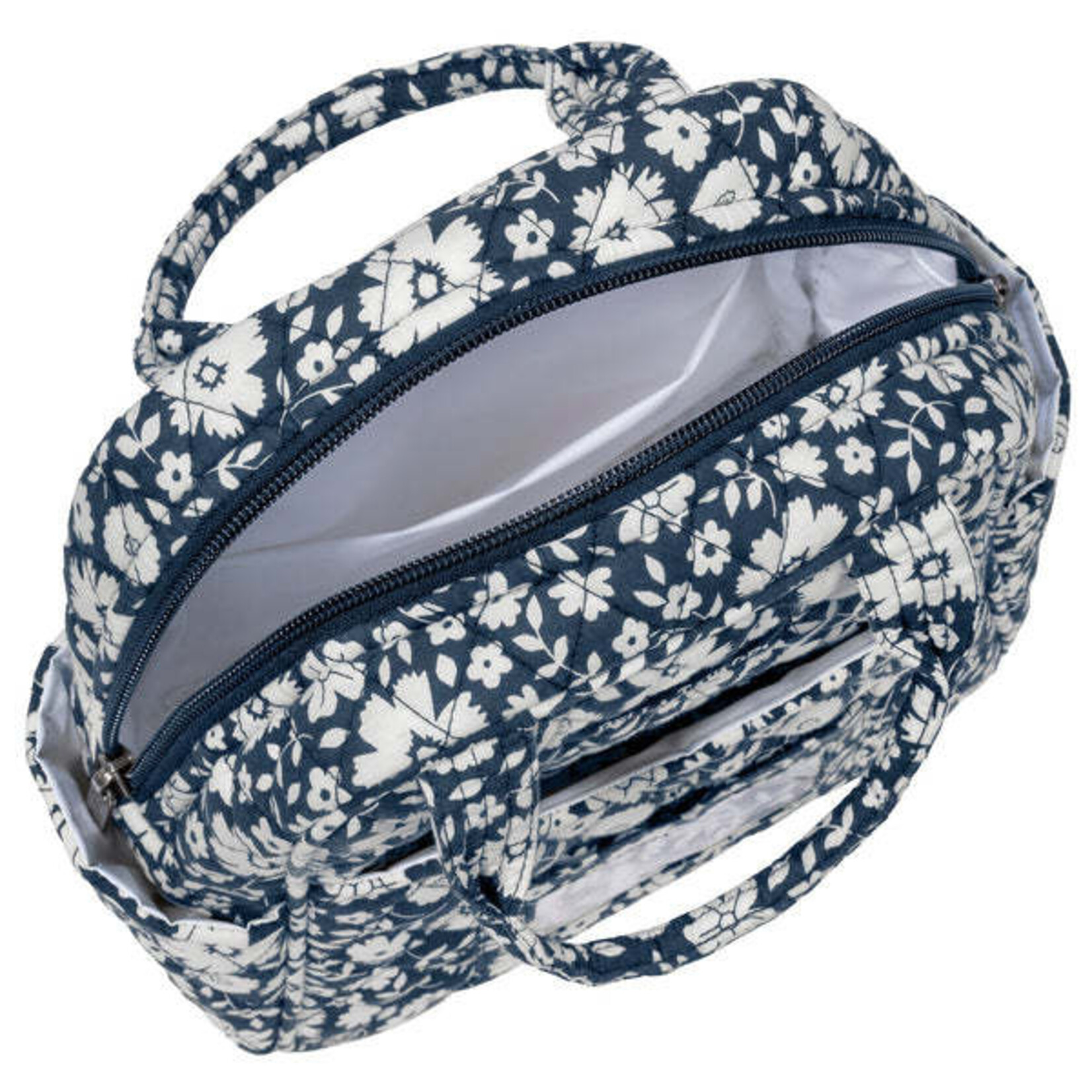 Bella Taylor Lunch Tote - Bicolor Floral Navy