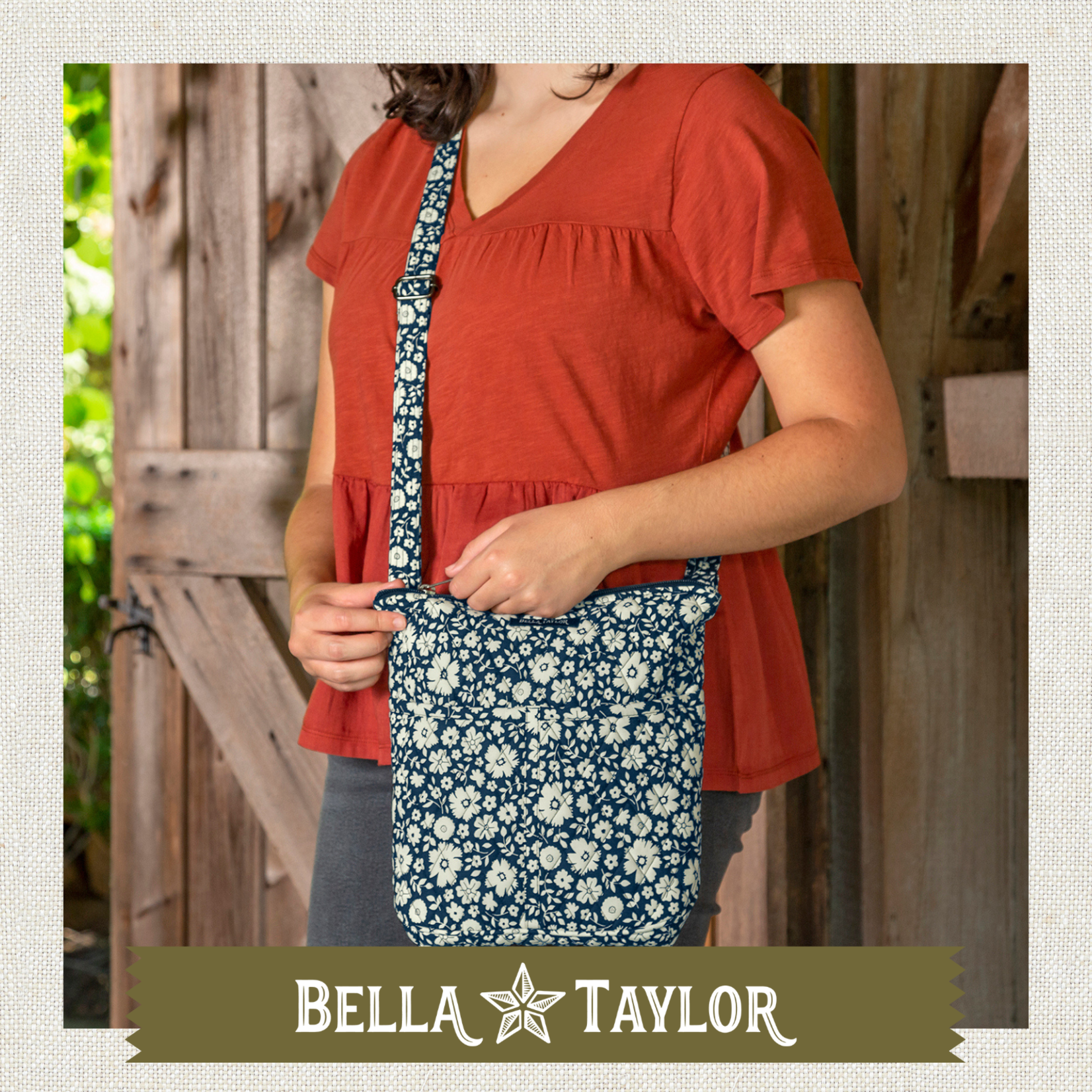 Bella Taylor Hipster - Bicolor Floral Navy