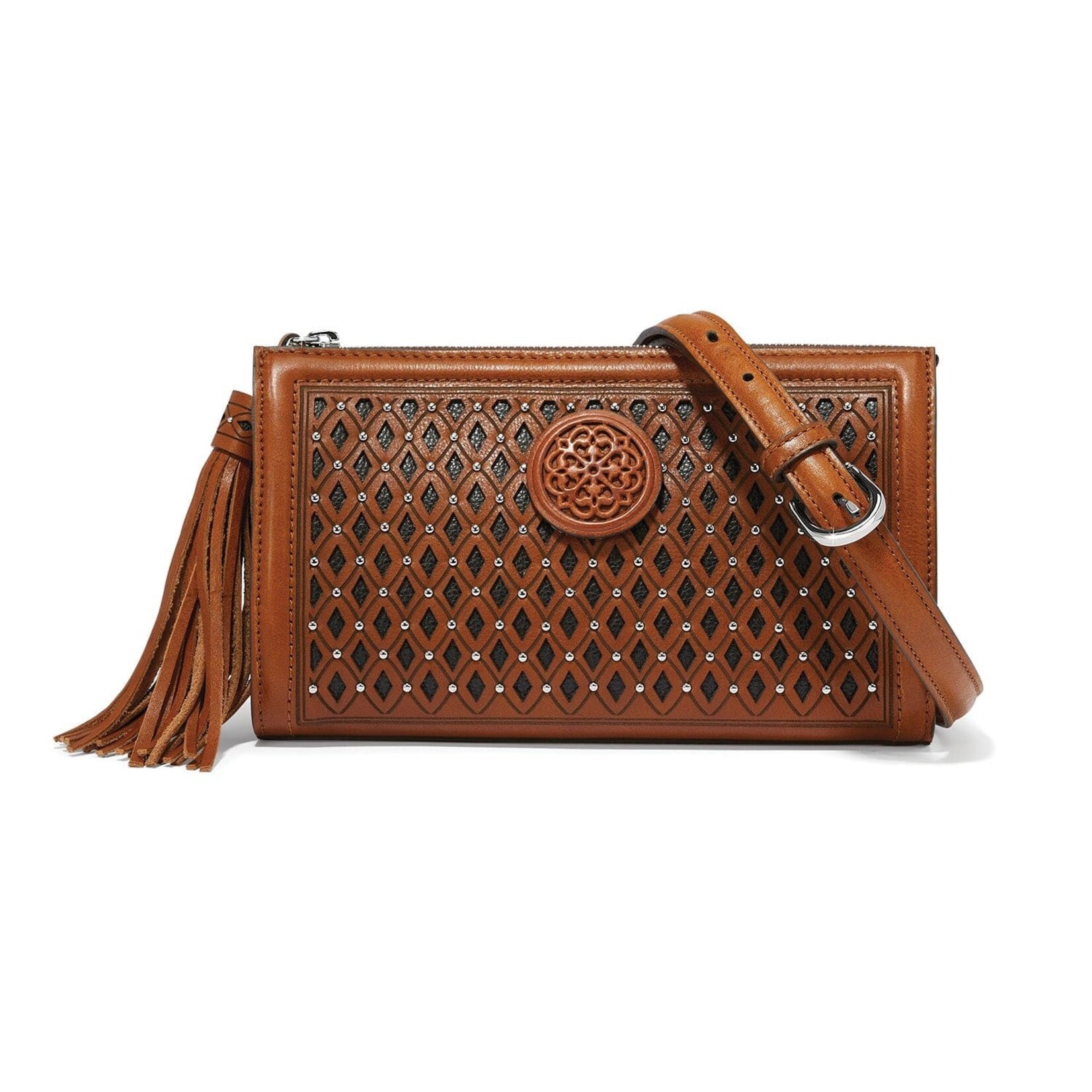 Brighton H38518 Michela Cross Body - Brown (Ferrara La)