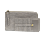 Joy Susan L8082-40 Metallic Silver - Karina Wristlet / Crossbody