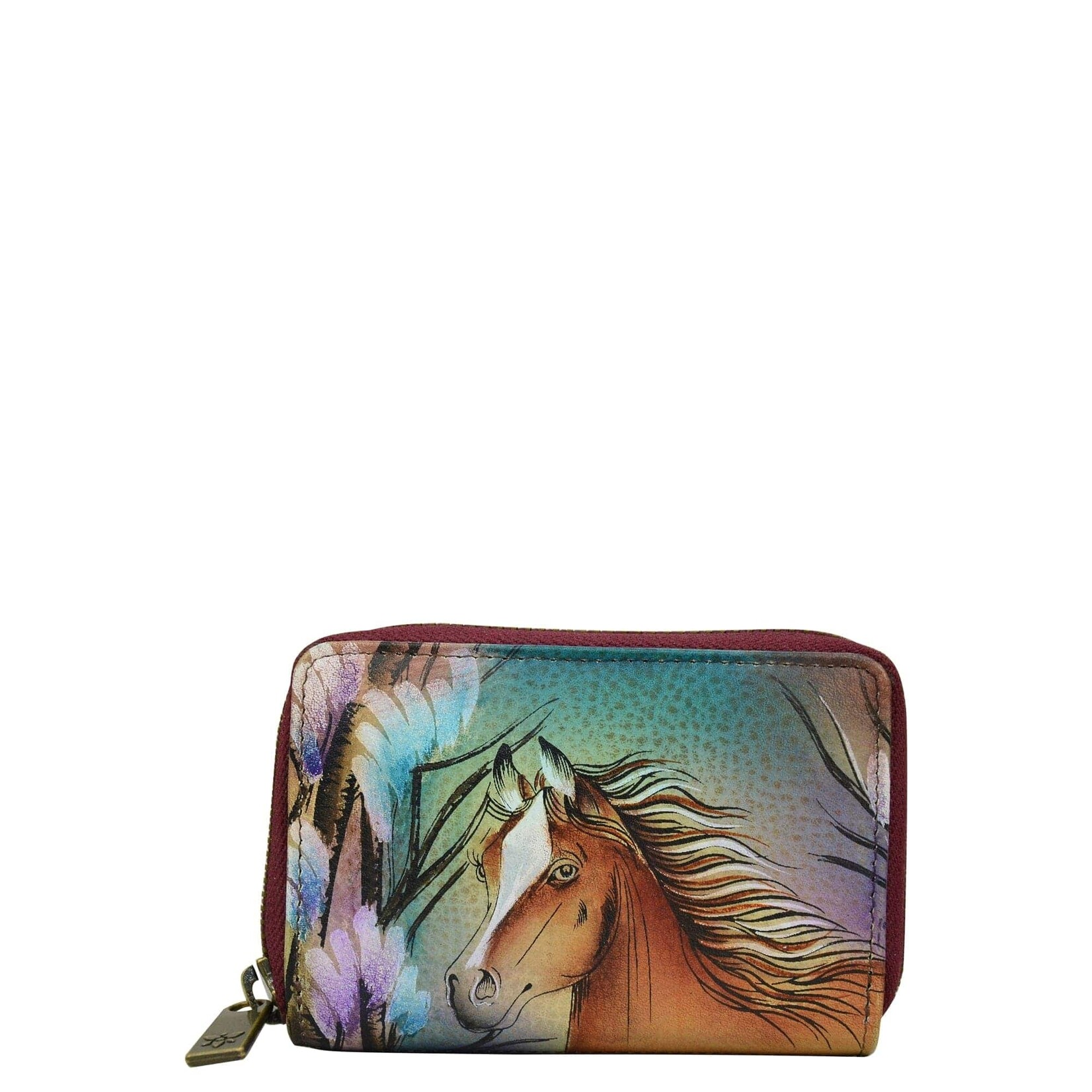 Anuschka 1110-FRS:  Free Spirit - Accordion Style Credit and Business Card Holder