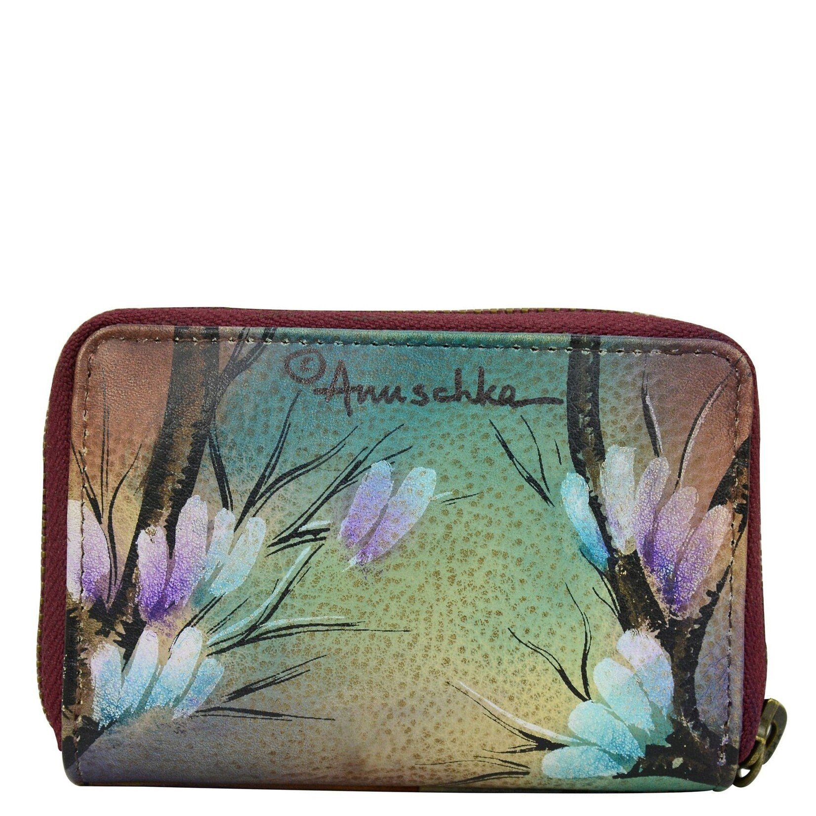 Anuschka 1110-FRS:  Free Spirit - Accordion Style Credit and Business Card Holder