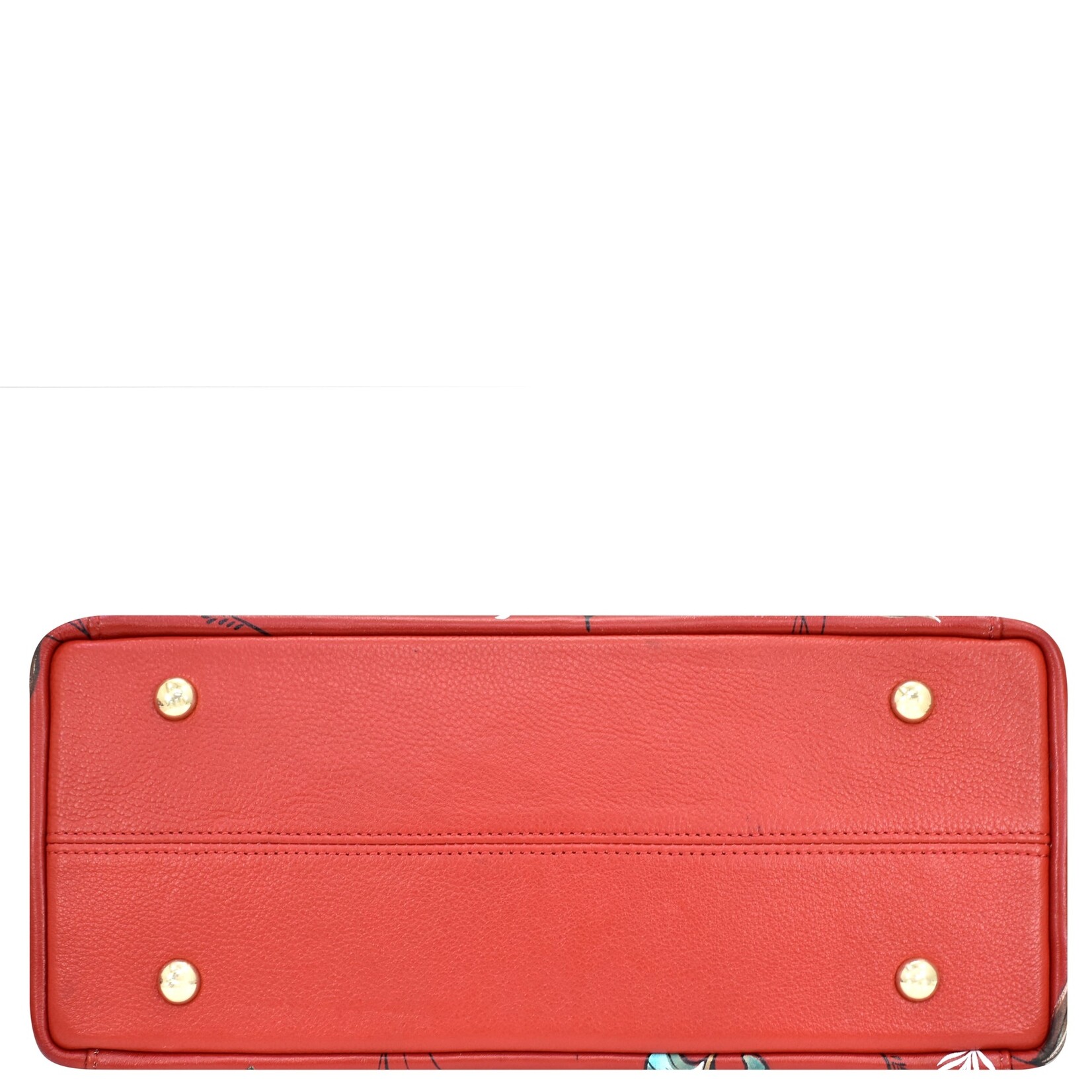 Anuschka 690-CRN:  Crimson Garden - Multi Compartment Satchel