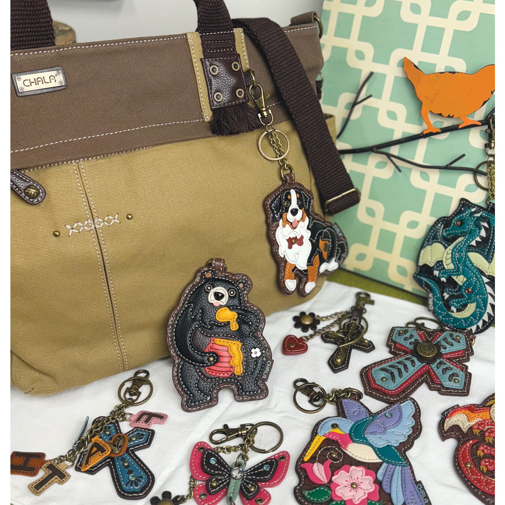 Chala Key Fob - Bernese Mountain Dog