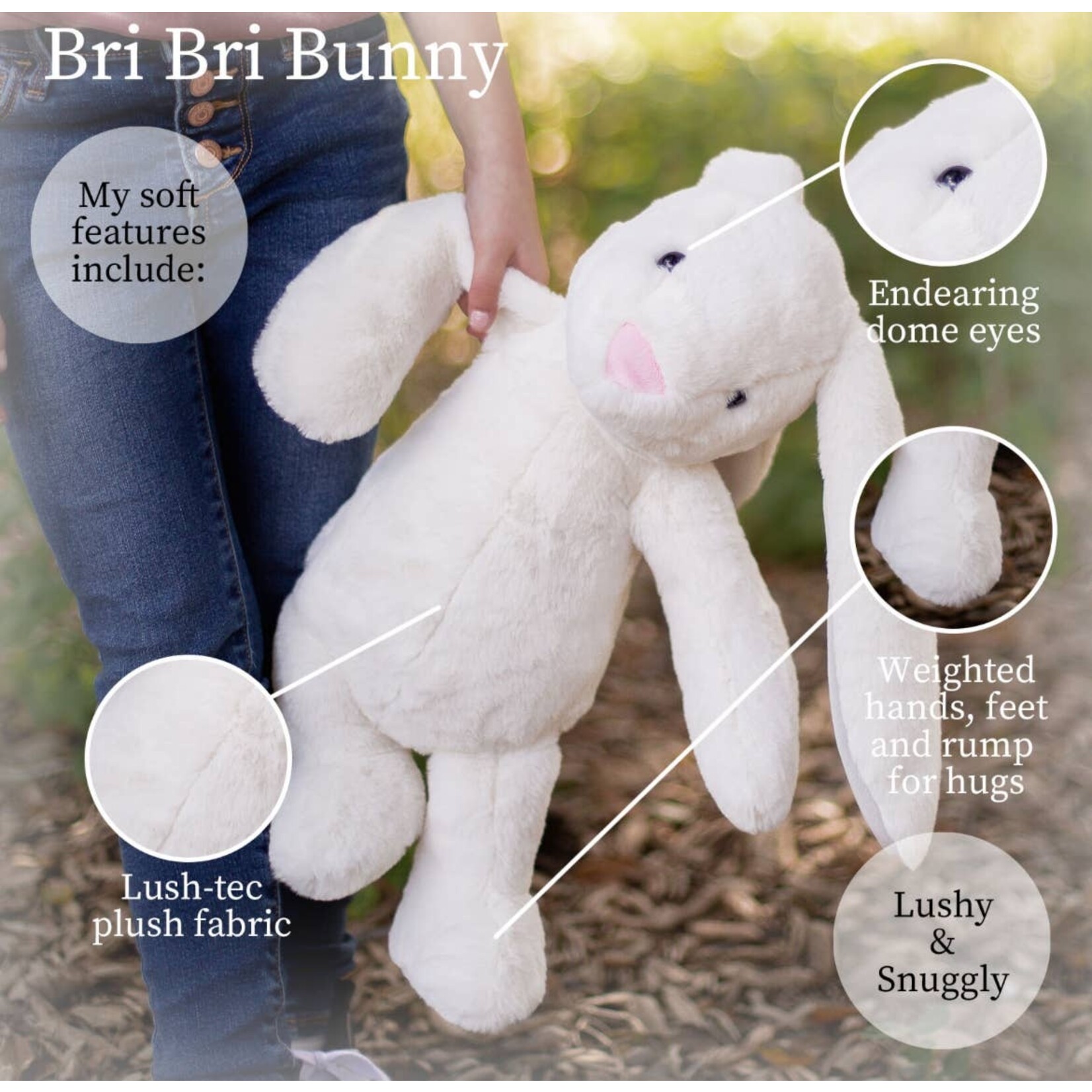 BriBri Cream Bunny 16"