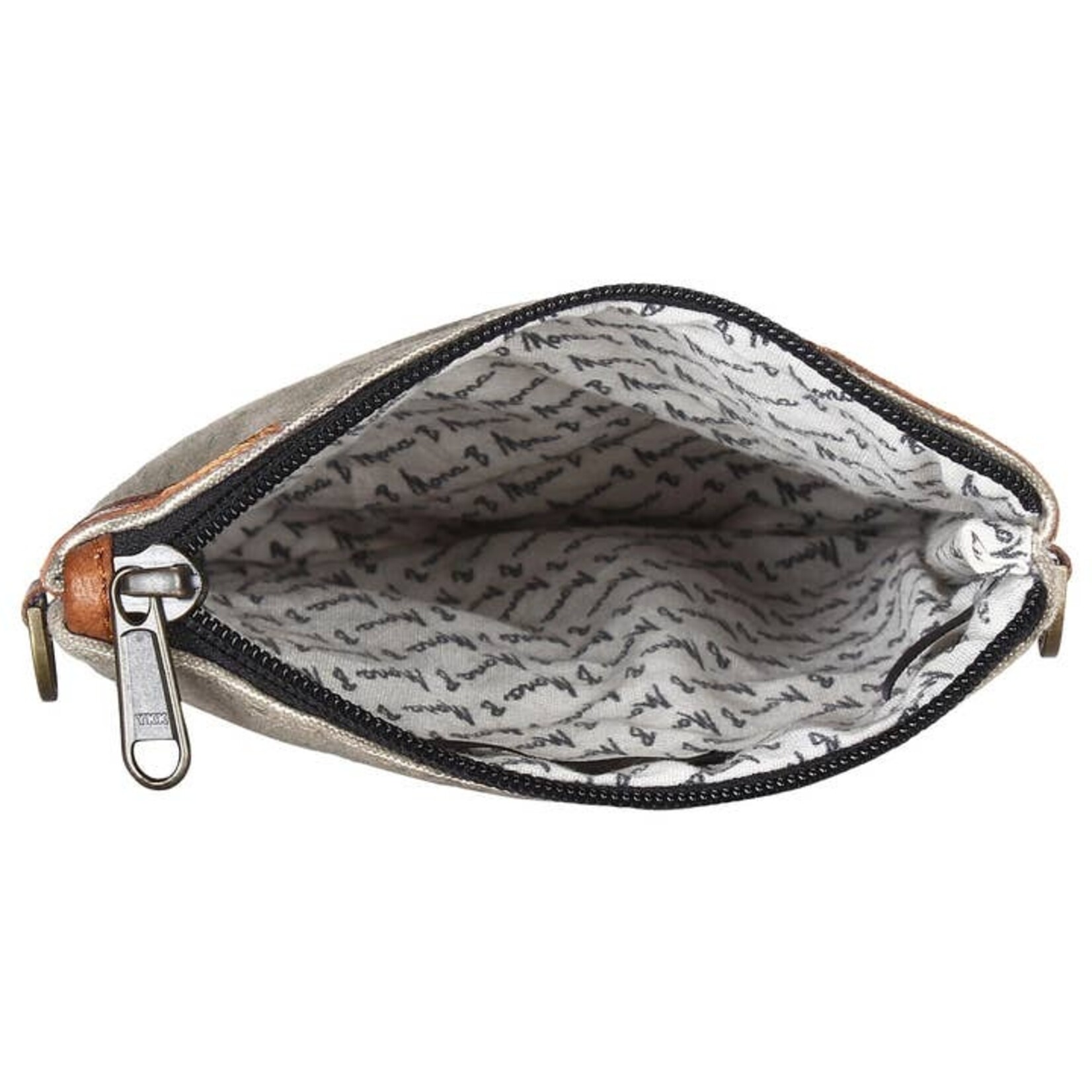 Mona B M-5261 Cruiser Up-Cycled Canvas Small Crossbody Bag