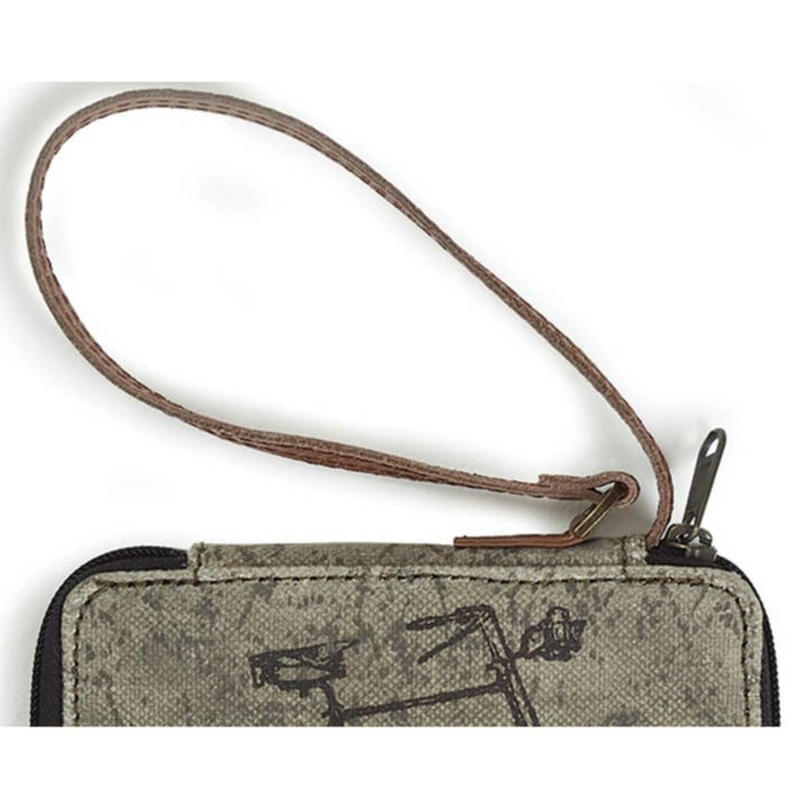 Mona B M-5262 Cruiser Up-Cycled Canvas Women's Wallet