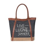 Mona B M-6014 Live Love Wander Tote