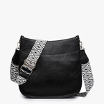 Jen & Co M1977-BK:  Chloe Crossbody - Black