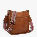 Jen & Co M1977-BR:  Chloe Crossbody - Brown