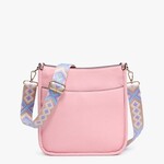 Jen & Co M2168 Posie Crossbody - Sweet Pink