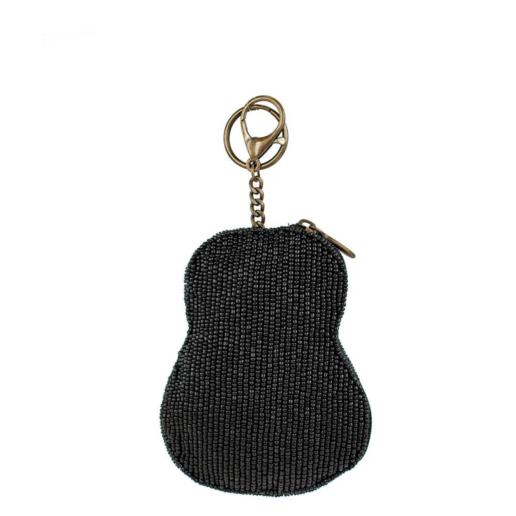 Mary Frances Accessories CP S002-446 Classical Vibe Beaded Guitar Coin Purse