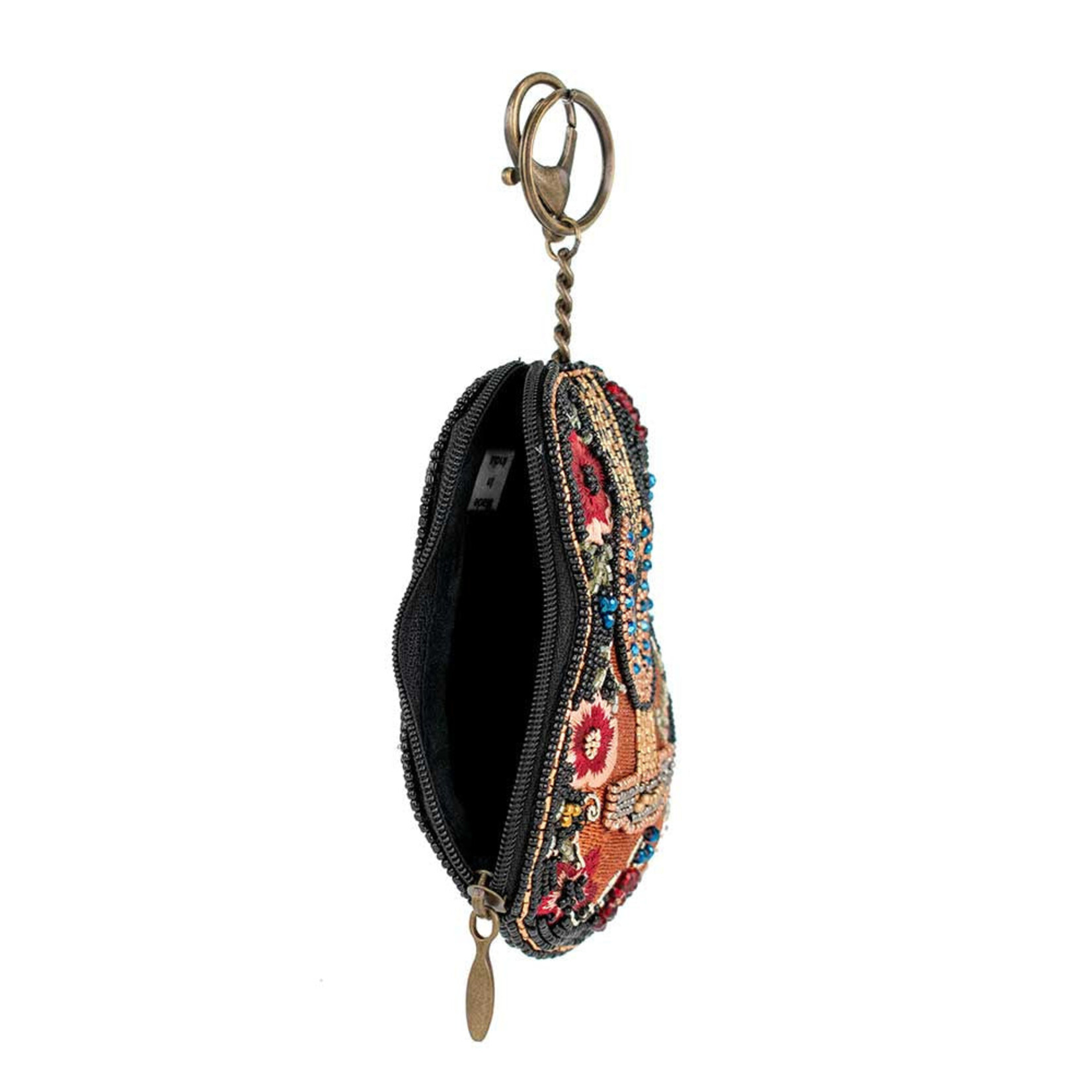 Mary Frances Accessories CP S002-446 Classical Vibe Beaded Guitar Coin Purse