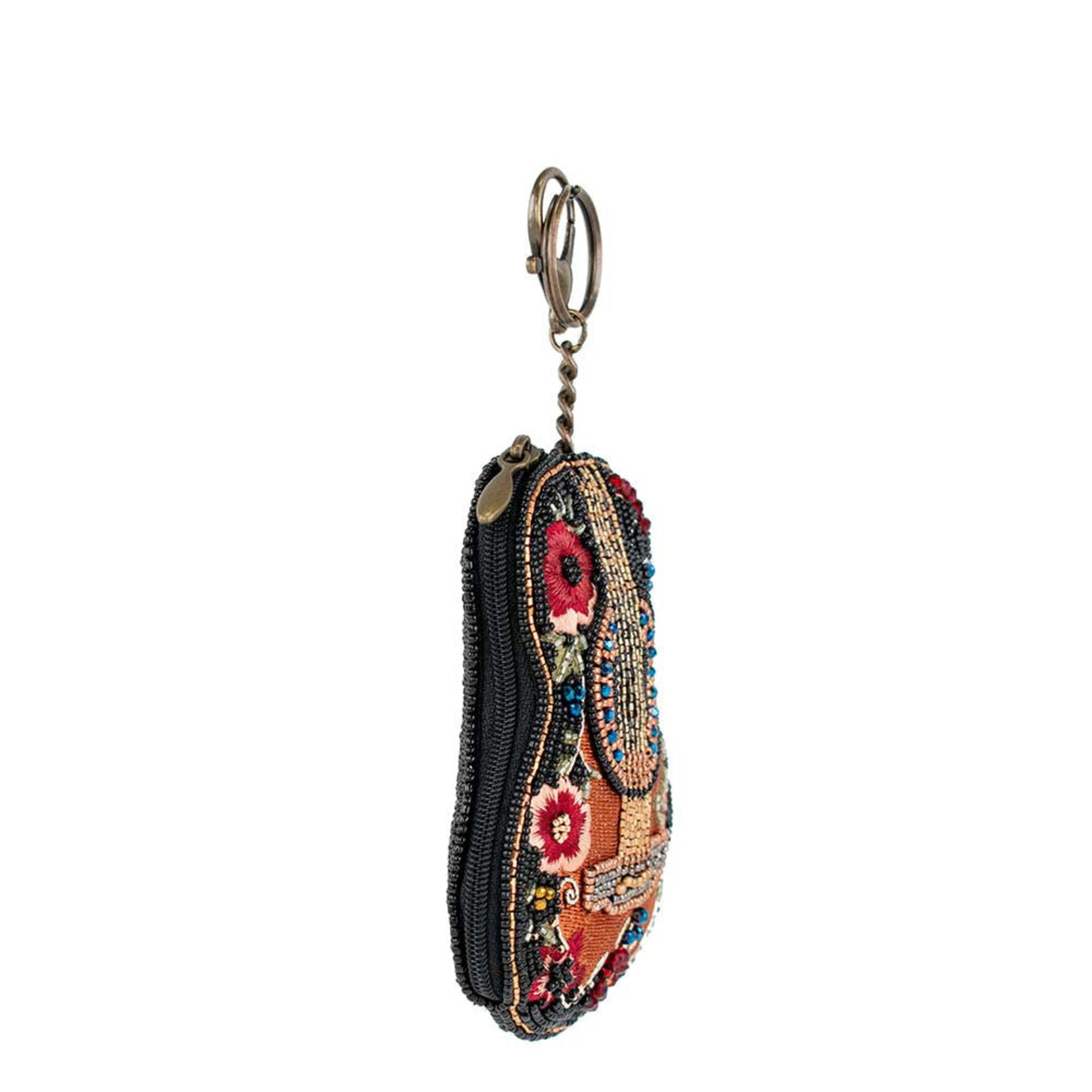 Mary Frances Accessories CP S002-446 Classical Vibe Beaded Guitar Coin Purse