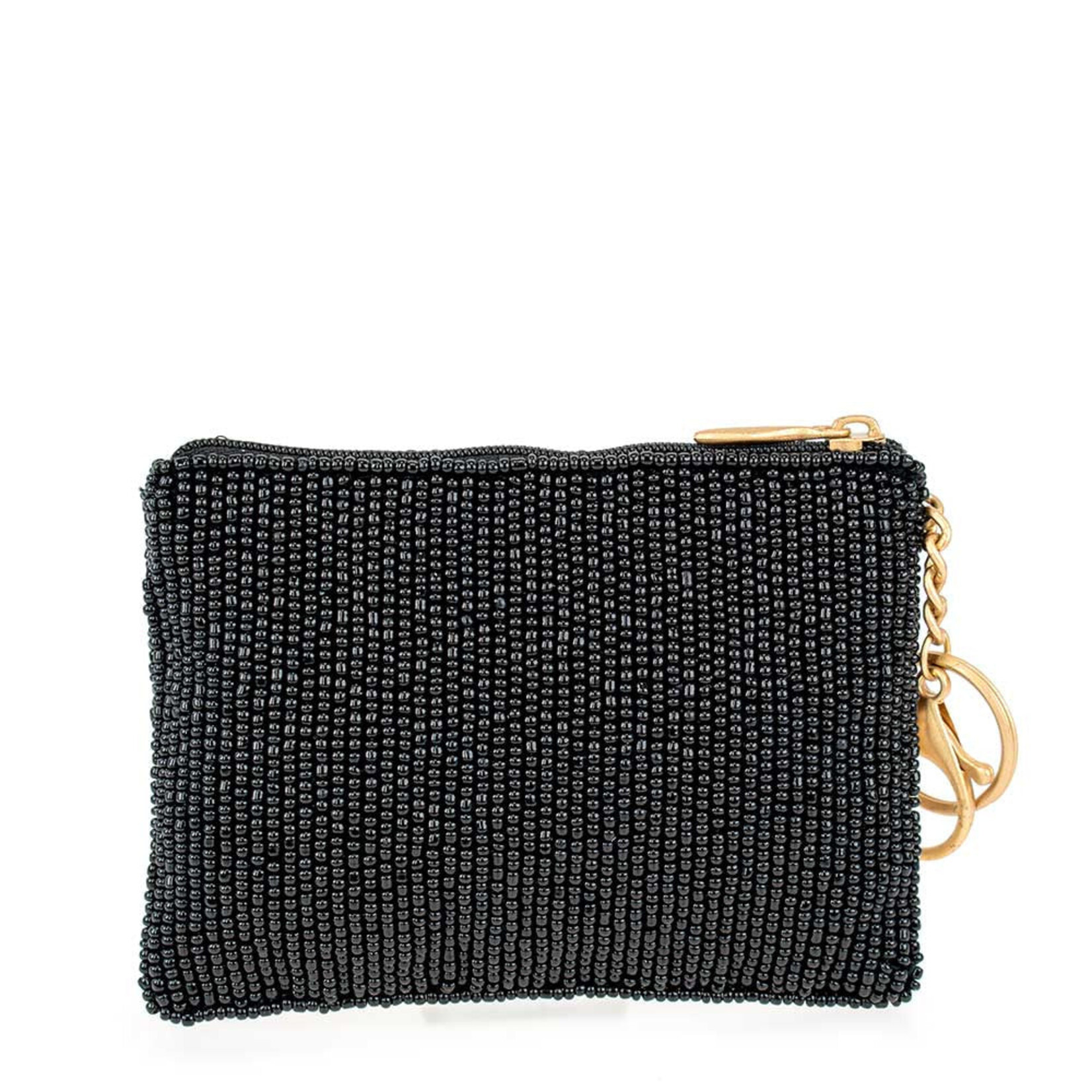 Mary Frances Accessories CP S002-456 Play It Again Beaded Piano Keys and Notes Coin Purse
