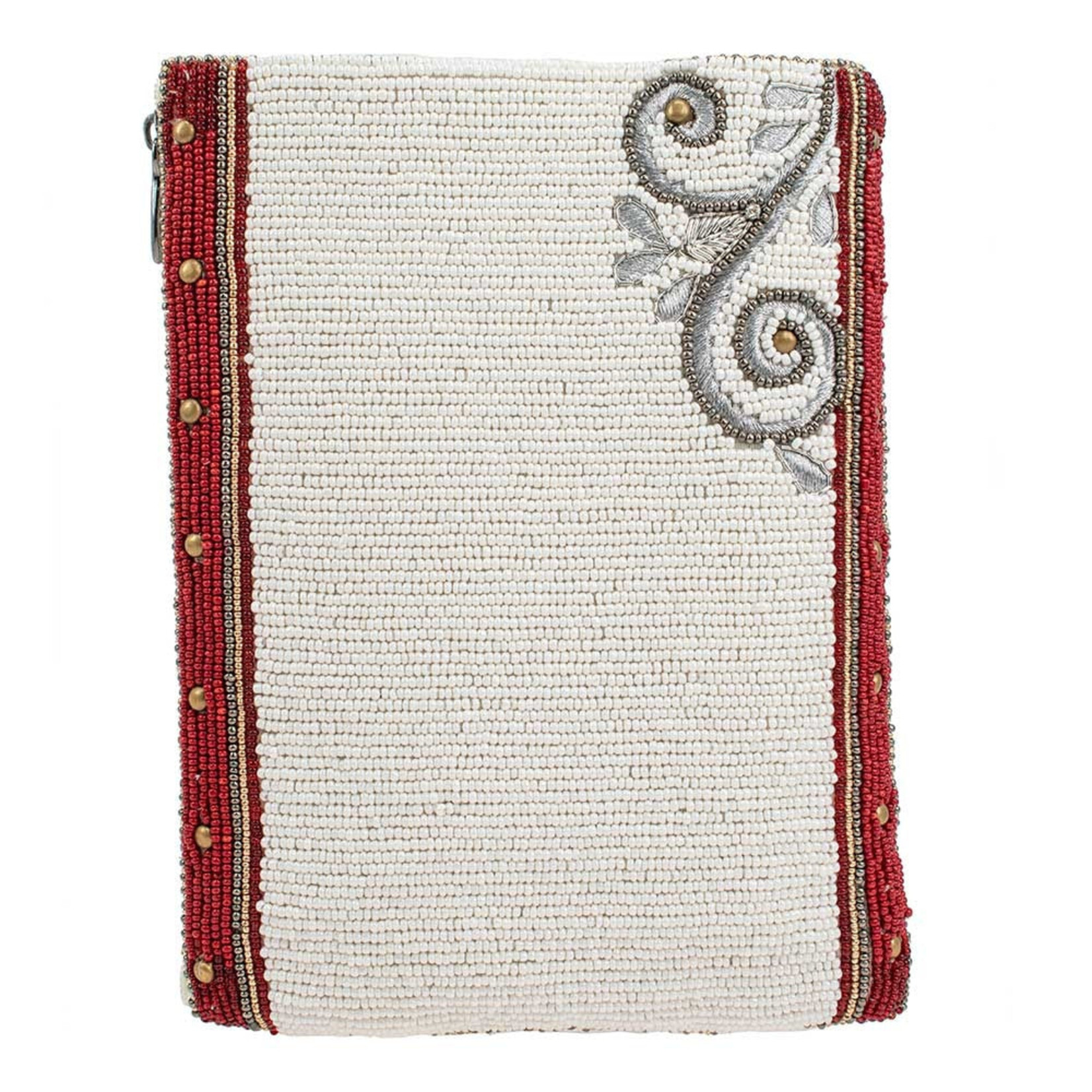 Mary Frances Accessories MINI S002-329 Royal Bee Beaded Bee Motif Mini Crossbody