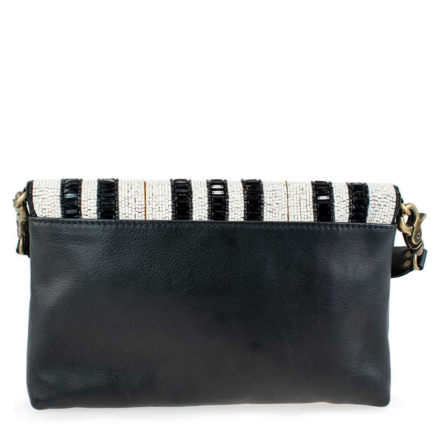 Mary Frances Accessories BAG N612 Keynote Beaded Piano Keys Crossbody