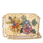 Mary Frances Accessories BAG 24-153 Garden Buzz Honeycomb and Winged Creatures Shoulder Bag