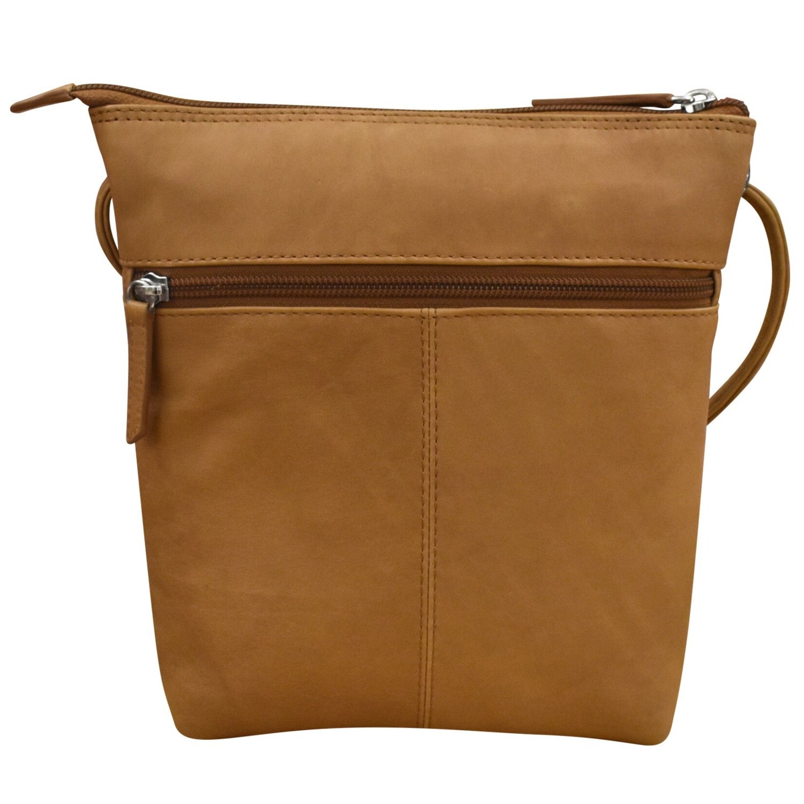 Leather Handbags and Accessories 6661 Antique Saddle - Midi Sac