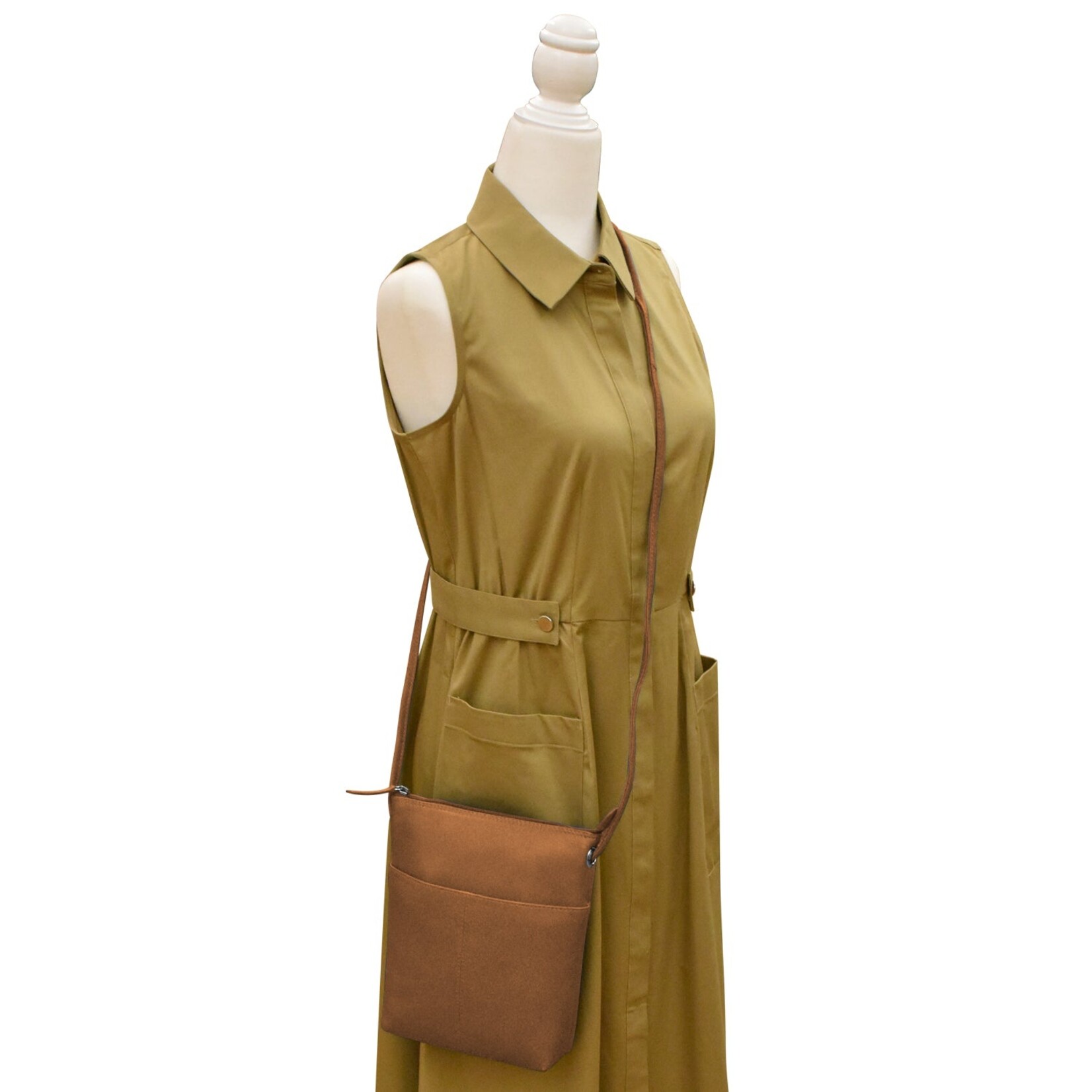 Leather Handbags and Accessories 6661 Antique Saddle - Midi Sac