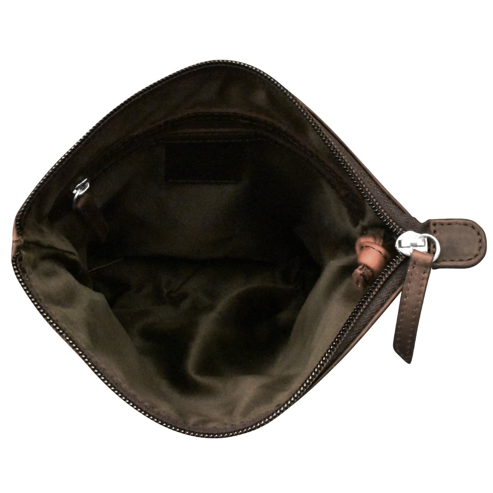 Leather Handbags and Accessories 6661 Chocolate - Midi Sac