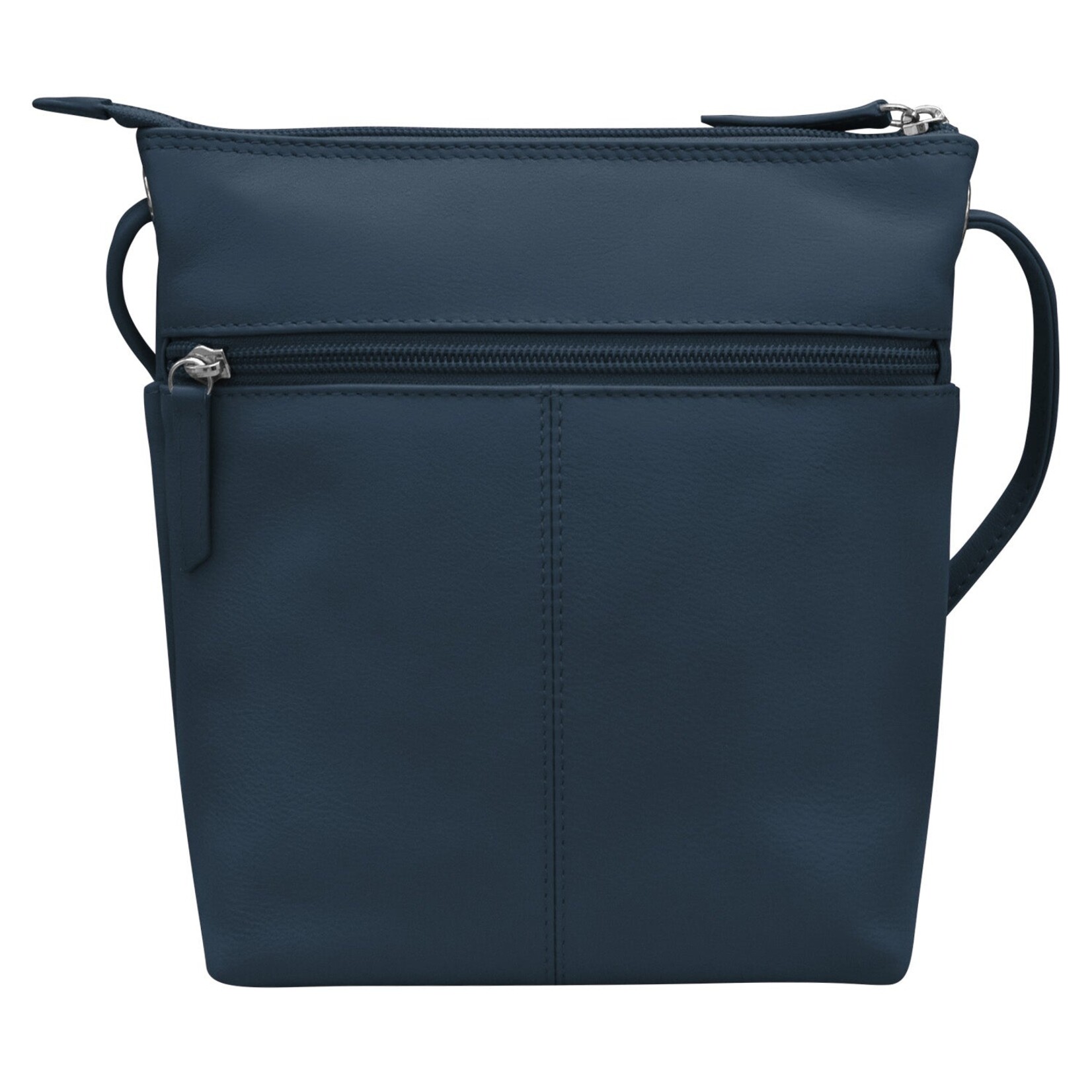 Leather Handbags and Accessories 6661 Classic Navy - Midi Sac