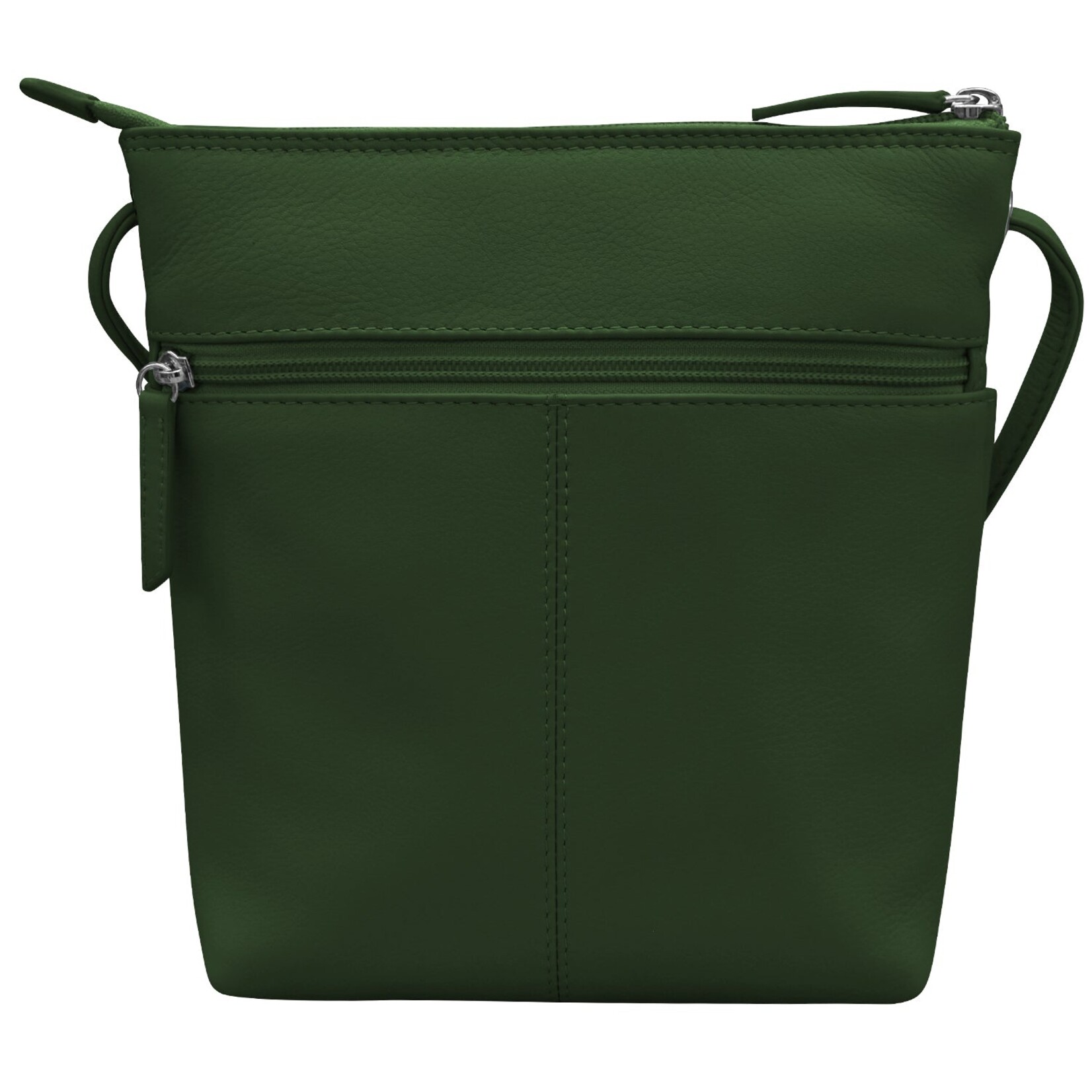 Leather Handbags and Accessories 6661 Hunter Green - Midi Sac