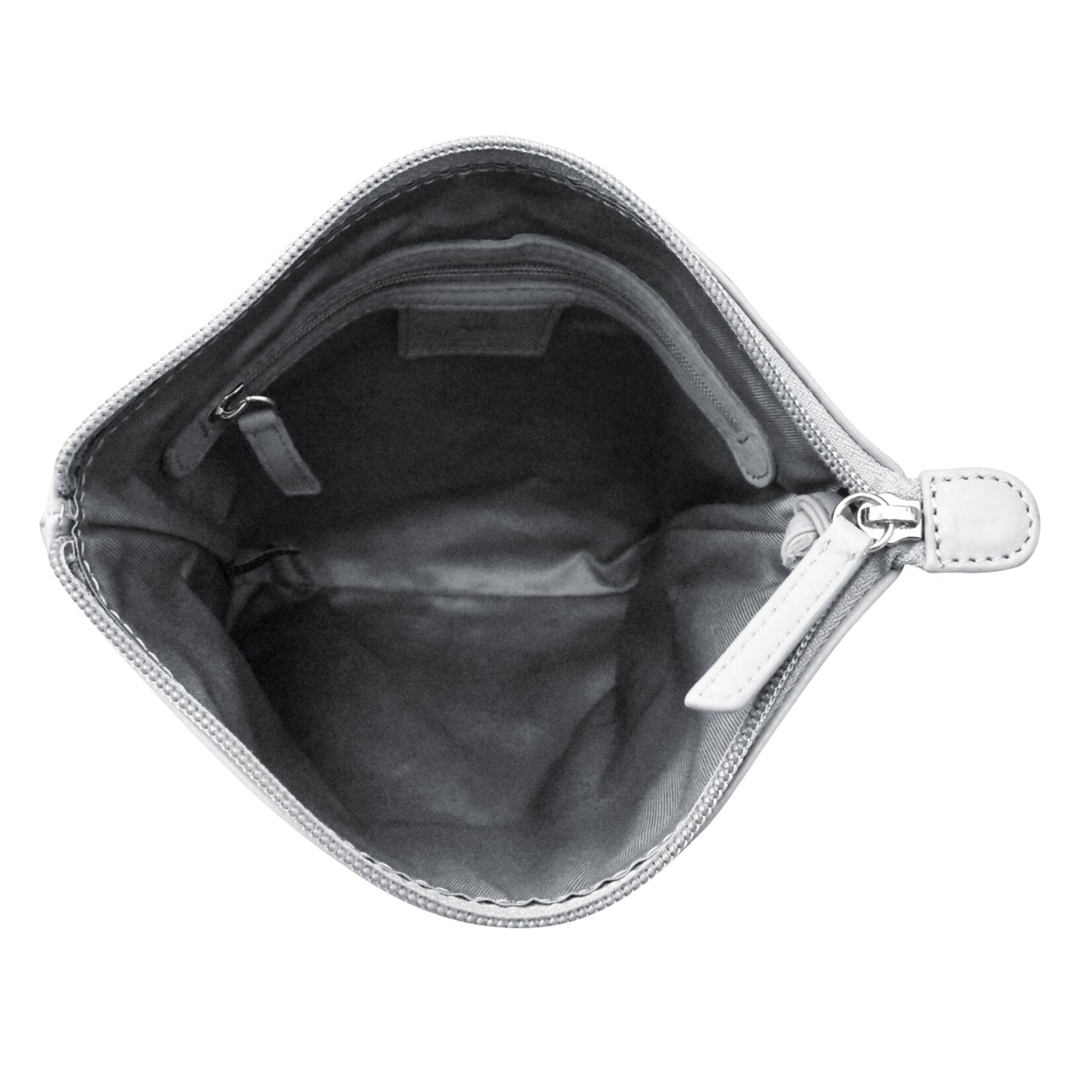 Leather Handbags and Accessories 6661 Cool Grey - Midi Sac