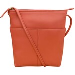 Leather Handbags and Accessories 6661 Coral - Midi Sac